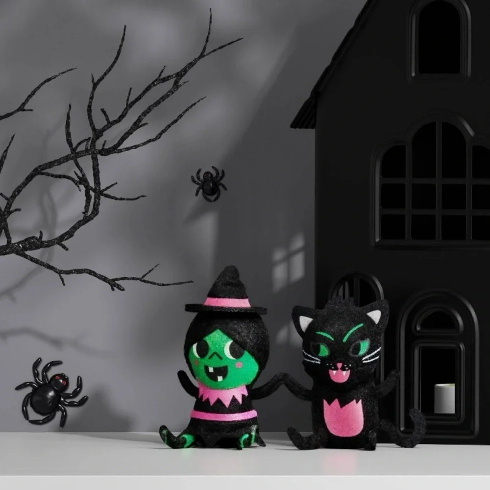 NEW Target Hyde & EEK! Halloween Witch and Cat Duo Figurine